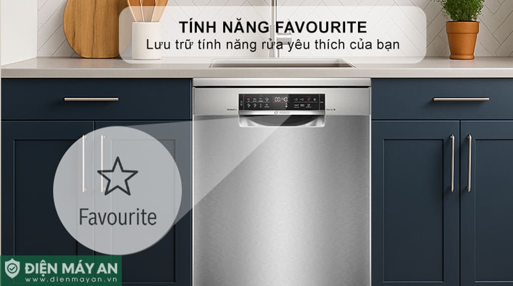 Máy rửa bát độc lập Bosch Serie 6 Sấy Zeolith SMS6ZCI01P